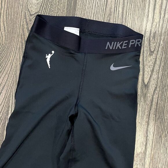NWOT Nike Pro Womens Dri-Fit WNBA Official Issued Compression Tights Black Small - Picture 2 of 5